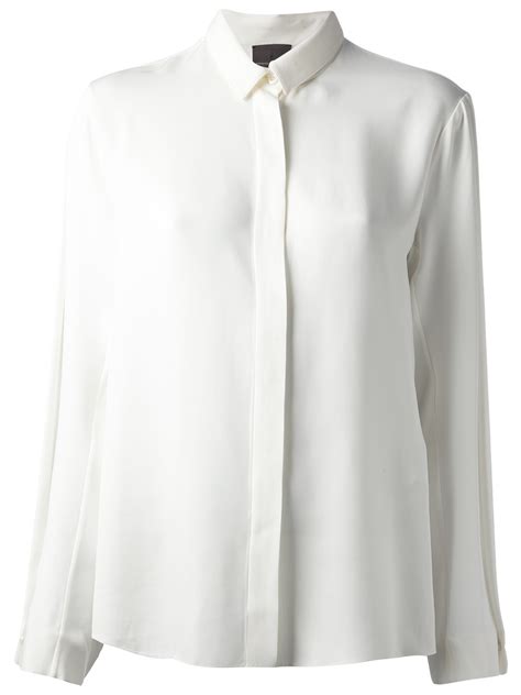 fendi silk shirt women's